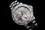 ULYSSE NARDIN MAXI MARINE DIVER 42.7MM STAINLESS STEEL SILVER DIAL POWER RESERVE AUTOMATIC 263-33