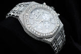 AUDEMARS PIGUET ROYAL OAK CHRONOGRAPH 41MM STAINLESS STEEL FULL CUSTOM DIAMOND 26320ST