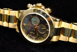 ROLEX DAYTONA COSMOGRAPH 40MM 18K YELLOW GOLD TAHITIAN MOTHER OF PEARL ROMAN DIAL 116528