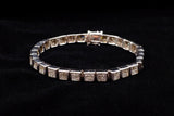 14K WHITE GOLD 6.00 CTW LADIES DIAMOND BRACELET 7"