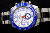 ROLEX YACHT-MASTER II 44MM STAINLESS STEEL WHITE DIAL BLUE CERAMIC BEZEL OYSTER 116680