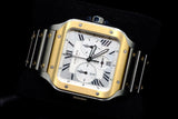 CARTIER SANTOS CHRONOGRAPH 47.5MM TWO-TONE 18K YELLOW GOLD & STEEL W2SA0035