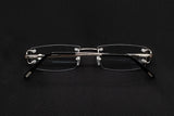 CARTIER BIG C CT0092O-002 RIMLESS EYEGLASSES 53MM SILVER-TONE