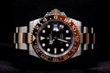 ROLEX GMT-MASTER II ROOT BEER 40MM OYSTERSTEEL & 18K EVEROSE GOLD BLACK DIAL BROWN & BLACK CERAMIC BEZEL OYSTER BRACELET 126711CHNR