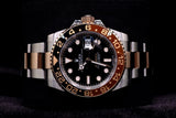 ROLEX GMT-MASTER II ROOT BEER 40MM OYSTERSTEEL & 18K EVEROSE GOLD BLACK DIAL BROWN & BLACK CERAMIC BEZEL OYSTER BRACELET 126711CHNR