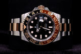 ROLEX GMT-MASTER II ROOT BEER 40MM OYSTERSTEEL & 18K EVEROSE GOLD BLACK DIAL BROWN & BLACK CERAMIC BEZEL OYSTER BRACELET 126711CHNR