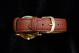 PIAGET ALTIPLANO 30MM 18K YELLOW GOLD SILVER DIAL BLACK HANDS MANUAL WIND