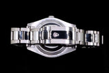ROLEX DATEJUST 41MM STAINLESS STEEL SILVER CONCENTRIC ARABIC DIAL OYSTER 116300