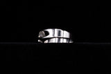 14K WHITE GOLD 1.14 CTW MEN'S ROUND DIAMOND SOLITAIRE RING