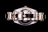 ROLEX DATEJUST 41MM 18K EVEROSE GOLD & STEEL CHOCOLATE DIAMOND DIAL OYSTER 116231