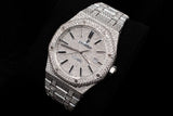 AUDEMARS PIGUET ROYAL OAK SELFWINDING 41MM STAINLESS STEEL FULL CUSTOM DIAMOND 15400ST