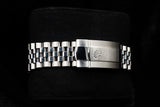 ROLEX DATEJUST 41MM OYSTERSTEEL & 18K WHITE GOLD SLATE WIMBLEDON DIAL FLUTED BEZEL JUBILEE 126334