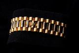 ROLEX DAY-DATE PRESIDENT 36MM 18K YELLOW GOLD METEORITE DIAMOND DIAL FLUTED BEZEL 118238