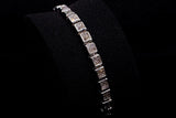 14K WHITE GOLD 6.00 CTW LADIES DIAMOND BRACELET 7"