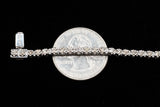 10K WHITE GOLD 3.00 CTW DIAMOND LADIES TENNIS BRACELET 7"