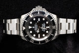 ROLEX SEA-DWELLER DEEPSEA 44MM STAINLESS STEEL BLACK DIAL CERAMIC BEZEL OYSTER BRACELET 116660