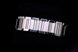 CARTIER TANK FRANÇAISE LARGE STAINLESS STEEL SILVER ROMAN DIAL DATE W51002Q3