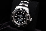 ROLEX SEA-DWELLER DEEPSEA 44MM STAINLESS STEEL BLACK DIAL CERAMIC BEZEL OYSTER BRACELET 116660