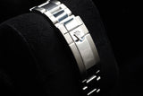ROLEX YACHT-MASTER 40MM STAINLESS STEEL BLUE DIAL PLATINUM BEZEL OYSTER 116622