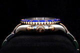 ROLEX YACHT-MASTER II 44MM TWO-TONE OYSTERSTEEL & 18K EVEROSE GOLD WHITE DIAL BLUE CERACHROM BEZEL OYSTER BRACELET 116681