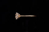 14K YELLOW GOLD 1.10 CTW LADIES ROUND DIAMOND SOLITAIRE RING
