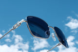 CARTIER OPEN C WIRES CT0519S-001 FULL RIM PHOTOCHROMIC LENSES SUNGLASSES 54MM SILVER-TONE