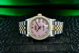 Rolex Datejust 31mm 18K & Steel ref.68273 1.00 TW Diamond bezel