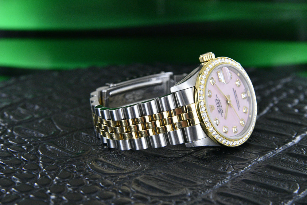 Rolex Datejust 31mm 18K & Steel ref.68273 1.00 TW Diamond bezel