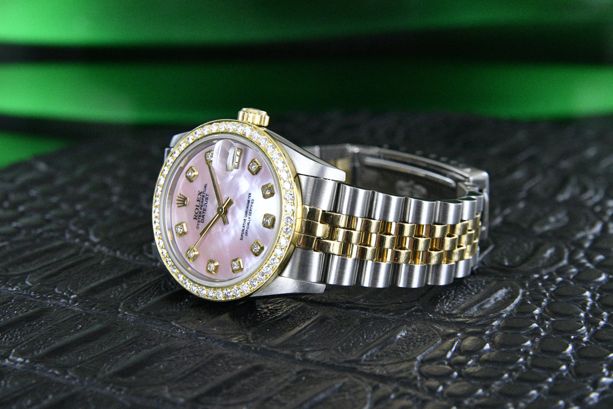 Rolex Datejust 68273 Midsize Stainless Steel 18K Yellow Gold