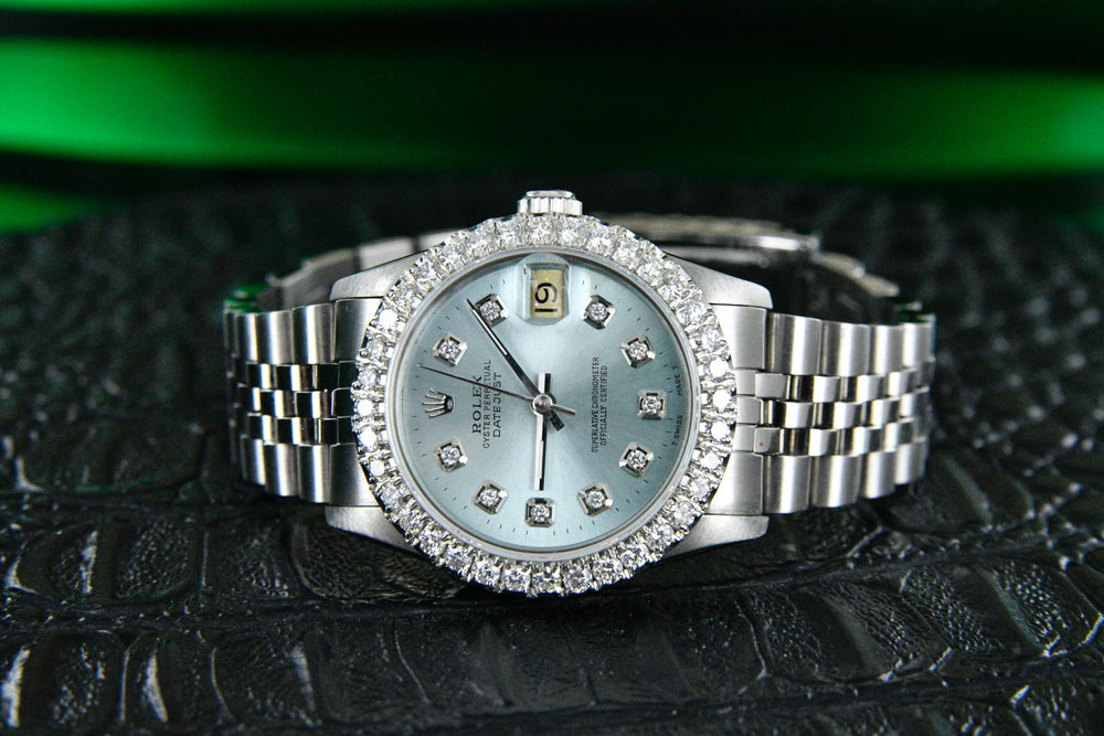 Rolex Datejust 31mm Stainless Steel Ref.68274 1.72TW Diamond Bezel