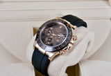 Rolex Daytona Cosmograph 18K Rose Gold Chocolate Arabic Dial 116515LN