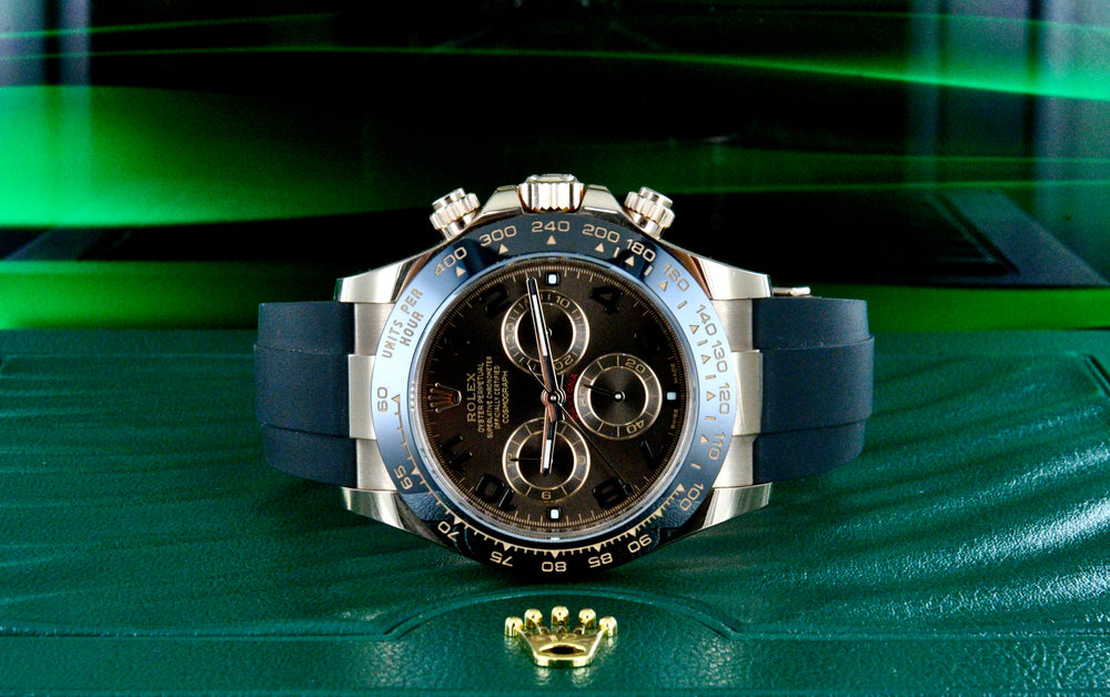 Rolex Daytona Cosmograph 18K Rose Gold Chocolate Arabic Dial 116515LN