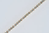 10K Rose Gold Men's Diamond Tennis Bracelet 6.20 TCW