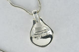 Tiffany & Co 18k Gold Sterling and Hematite Pendant + Chain