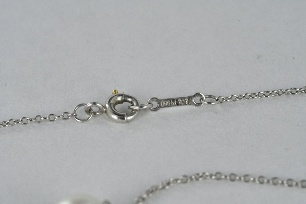 Tiffany & Co Platinum and Akoya Pearl By The Yard Necklace