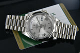 Rolex Day Date 40 mm 18K White Gold 228239