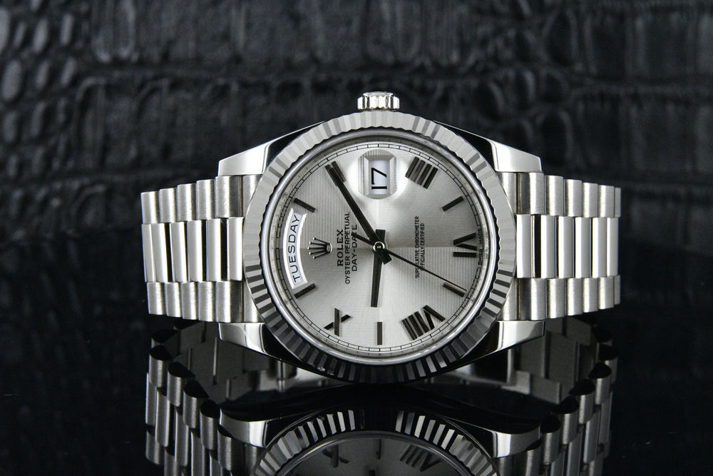 Rolex Day Date 40 mm 18K White Gold 228239