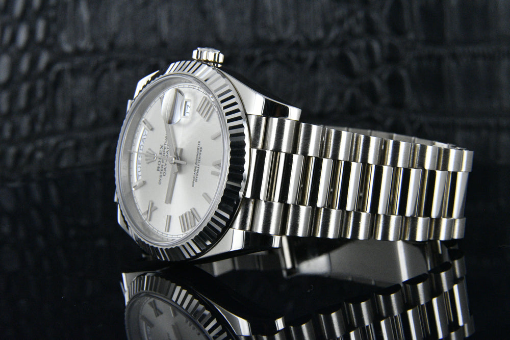 Rolex Day Date 40 mm 18K White Gold 228239