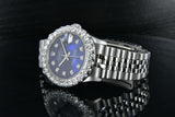 Rolex Datejust 31mm Stainless Steel Jubilee 78274 Custom 3 Carat Diamond Bezel