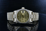 Rolex Datejust 31mm President 68278 18K Gold Champagne Arabic Dial