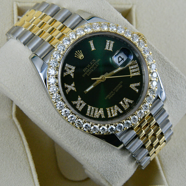 チェケラプランツ ⚠️要プロフ確認 ROLEX DATEJUST Rolex Datejust 41 Steell and 18K ref 126333 3.80 Diamond