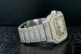 Cartier Santos 4072 Diamond Watch Bust Down
