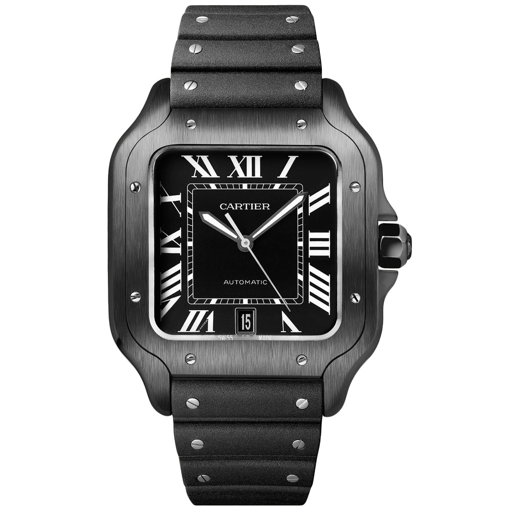 Cartier Santos 100 L 40mm Black PVDWSSA0039