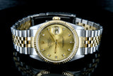 Rolex Datejust 36mm Two Tone Factory Diamond Dial 16233