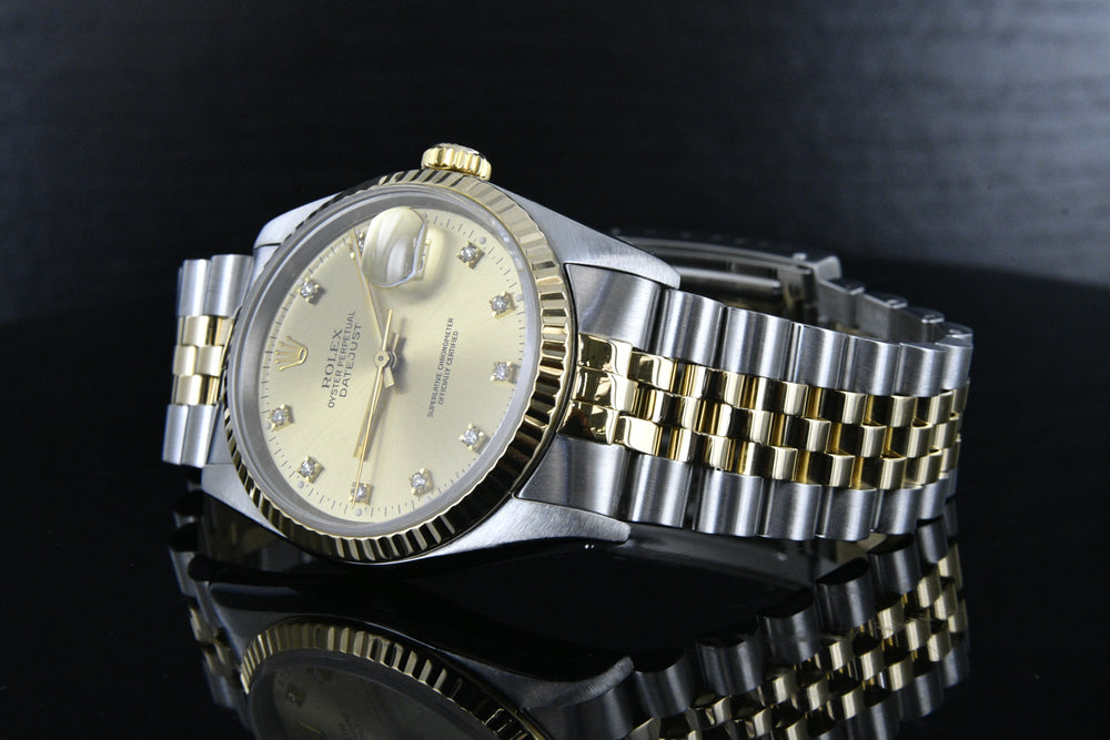 Womens Rolex Datejust Watch 16233 Two Tone, 36Mm