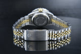 Rolex Datejust 26mm Two Tone 18k and Steel w/ Black MOP Diamond Dial 69173